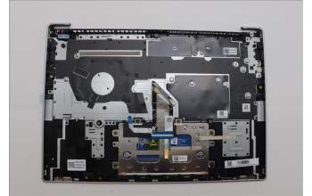 Lenovo 5CB1P49012 C-Cover with keyboard, Spanish, Cloud Grey, Backlight, Non-FingerPrint, UK