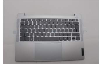 Lenovo 5CB1P49161 C-Cover with keyboard, Bulgarian, Cloud Grey, Backlight, Non-FingerPrint, UK