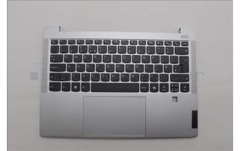Lenovo 5CB1P49456 C-Cover with keyboard, UK English, Cloud Grey, Non_Backlight, FingerPrint