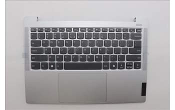 Lenovo 5CB1P49478 C-Cover with keyboard, US English Euro, Cloud Grey, Non-Backlight, Non-FingerPrint, US