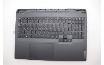 Lenovo 5CB1P50127 C-Cover with keyboard, French Arabic, Grey, RGB Backlight, UK