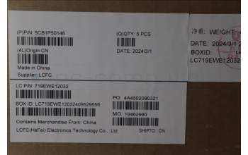 Lenovo 5CB1P50146 C-Cover with keyboard, Ukraine, Grey, RGB Backlight, US