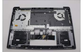 Lenovo 5CB1P50155 C-Cover with keyboard, French, Luna Grey, Non-Fingerprint, US