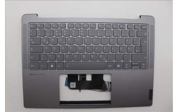 Lenovo 5CB1P50158 C-Cover with keyboard,German,Luna Grey,Non_Fingerprint