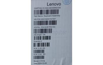 Lenovo 5CB1P50163 COVER Upper Case ASM ITA H 83CV NFP LG
