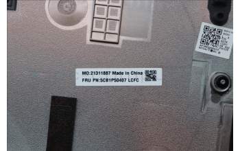 Lenovo 5CB1P50407 FRU MT042_D_COVER_WLAN_GR_ASSY