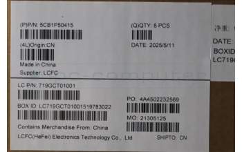 Lenovo 5CB1P50415 A-Cover, MT049, ASSY_PC_LP