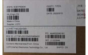 Lenovo 5CB1P50434 COVER FRU COVER MT040_C_COVER_WL_BK_ASSY