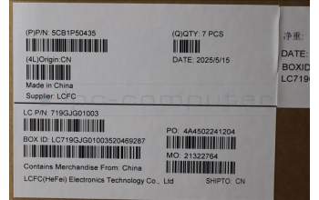 Lenovo 5CB1P50435 C-Cover MT040, WLAN, Grey, ASSY