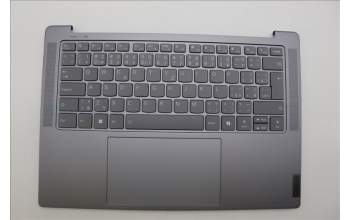 Lenovo 5CB1P53789 C-Cover with keyboard, Czech Slovakian, Luna Grey, Puresight Logo, UK