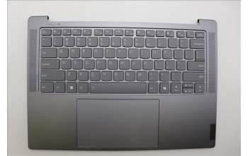 Lenovo 5CB1P53806 C-Cover with keyboard, English, Luna Grey, Puresight Logo, US