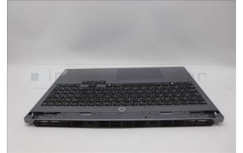 Lenovo 5CB1P55216 C-Cover with keyboard, UK English, Luna Grey, Backlight, UK