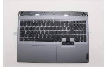 Lenovo 5CB1P55225 C-Cover with keyboard, Italian, Luna Grey, Backlight, UK