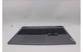 Lenovo 5CB1P55347 C-Cover with keyboard, Slovenian, Luna Grey, Backlight