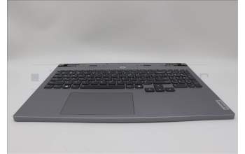 Lenovo 5CB1P55438 C-Cover with keyboard, US English Euro, Luna Grey, RGB Backlight, US