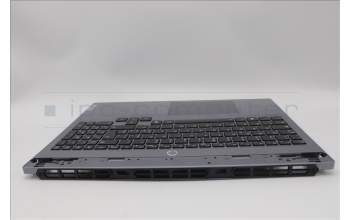 Lenovo 5CB1P55513 C-Cover with keyboard, Italian, Luna Grey, RGB Backlight, UK