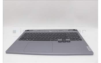 Lenovo 5CB1P55531 C-Cover with keyboard, Turkish, Luna Grey, RGB Backlight, UK