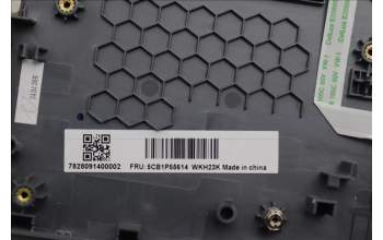 Lenovo 5CB1P55614 C-Cover with keyboard, Belgian, Luna Grey, RGB Backlight, UK