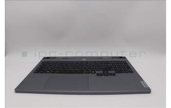 Lenovo 5CB1P55671 C-Cover with keyboard, French Arabic, Luna Grey, RGB Backlight, UK