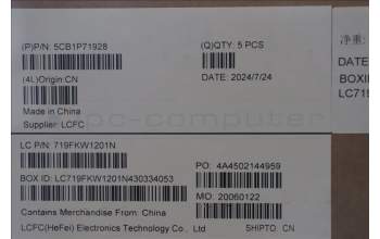 Lenovo 5CB1P71928 C-Cover with keyboard,Hungarian,Black,Fingerprint