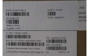 Lenovo 5CB1P73813 C-Cover with keyboard, Belgian, Cosmic Blue, UK