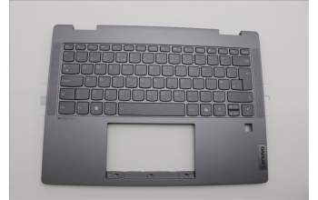 Lenovo 5CB1P73950 C-Cover with keyboard, UK English, Luna Grey, FingerPrint, UK