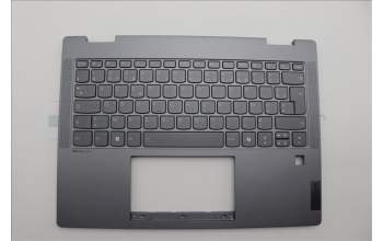 Lenovo 5CB1P74338 C-Cover with keyboard, French, Luna Grey, FingerPrint, US