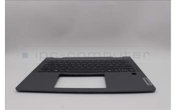 Lenovo 5CB1P74346 C-Cover with keyboard, Nordic, Luna Grey, FingerPrint, UK