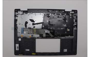 Lenovo 5CB1P74347 C-Cover with keyboard, Belgian, Luna Grey, FingerPrint, UK