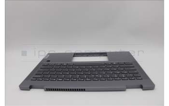 Lenovo 5CB1P74351 C-Cover with keyboard,US English Euro,Luan Grey,FingerPrint