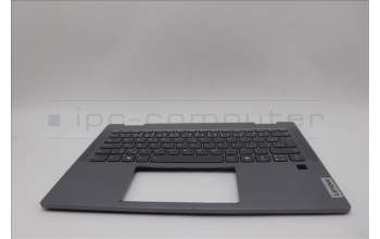 Lenovo 5CB1P74352 C-Cover with keyboard, Czech Slovakian, Luna Grey, Fingerprint, UK