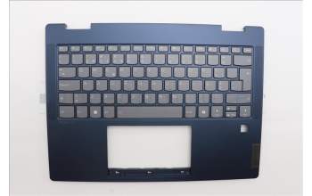 Lenovo 5CB1P74363 C-Cover with keyboard, Portuguese, Cosmic Blue, FingerPrint