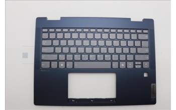 Lenovo 5CB1P74375 C-Cover with keyboard, Hebrew, Cosmic Blue, FingerPrint, US
