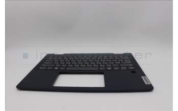 Lenovo 5CB1P74386 C-Cover with keyboard, Ukraine, Cosmic Blue, FingerPrint