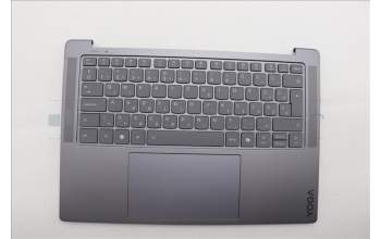Lenovo 5CB1P74760 C-Cover with keyboard, Hungarian, Luna Grey, Puresight Logo, UK