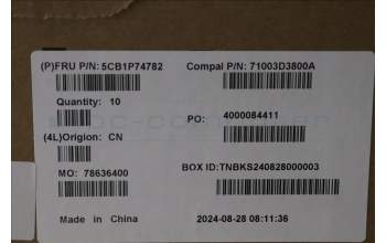 Lenovo 5CB1P74782 LCD Cover W/Ant C83HL T30IR AL CG