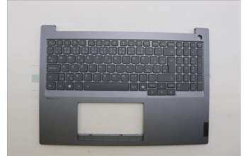 Lenovo 5CB1P85697 C-Cover with keyboard, Czech Slovakian, Luna Grey, FingerPrint, UK