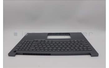 Lenovo 5CB1P85699 C-Cover with keyboard, US English Euro, Luna Grey, FingerPrint, US