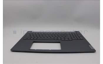 Lenovo 5CB1P85705 C-Cover with keyboard, Hebrew, Luna Grey, FingerPrint, US