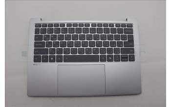 Lenovo 5CB1P87258 C-Cover with keyboard, Arabic, Cloud Grey, Backlight, US