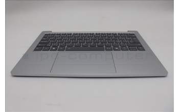 Lenovo 5CB1P88221 C-Cover with keyboard, Czech Slovakian, Cloud Grey, Backlight, UK