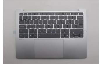Lenovo 5CB1P88228 C-Cover with keyboard, Greek, Cloud Grey, Backlight, US