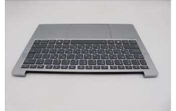 Lenovo 5CB1P88229 C-Cover with keyboard, Hebrew, Cloud Grey, Backlight, US