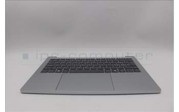 Lenovo 5CB1P89847 C-Cover with keyboard, Switzerland, Cloud Grey, Backlight, UK