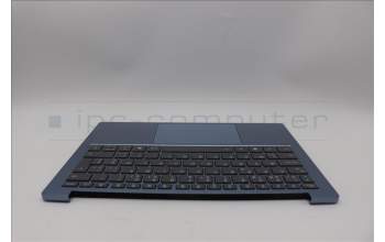 Lenovo 5CB1P89854 C-Cover with keyboard, Belgian, Polar Blue, Backlight, UK
