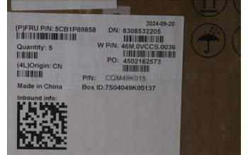 Lenovo 5CB1P89858 C-Cover with keyboard, English, Polar Blue, Backlight, US