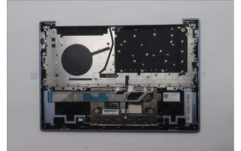 Lenovo 5CB1P89864 C-Cover with keyboard, Greek, Polar Blue, Backlight, US