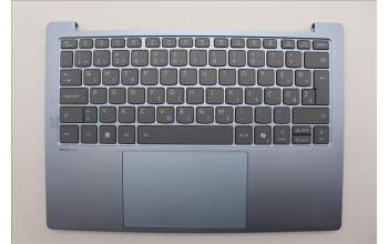 Lenovo 5CB1P89875 C-Cover with keyboard, Slovenian, Polar Blue, Backlight, UK