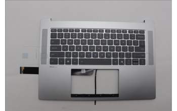 Lenovo 5CB1Q27715 C-Cover with keyboard, English, Cloud Grey, Backlight, US