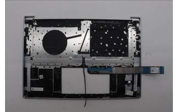 Lenovo 5CB1Q27720 C-Cover with keyboard, German, Cloud Grey, Backlight, UK